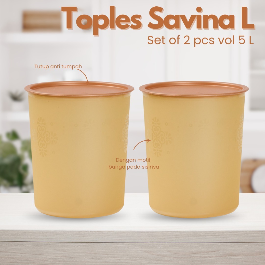 CPM Toples Savina L 5 Liter Set Of 2 Pcs