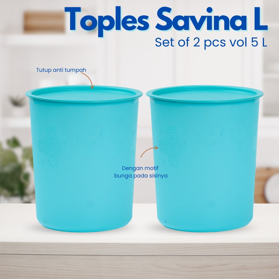 CPM Toples Savina L 5 Liter Set Of 2 Pcs
