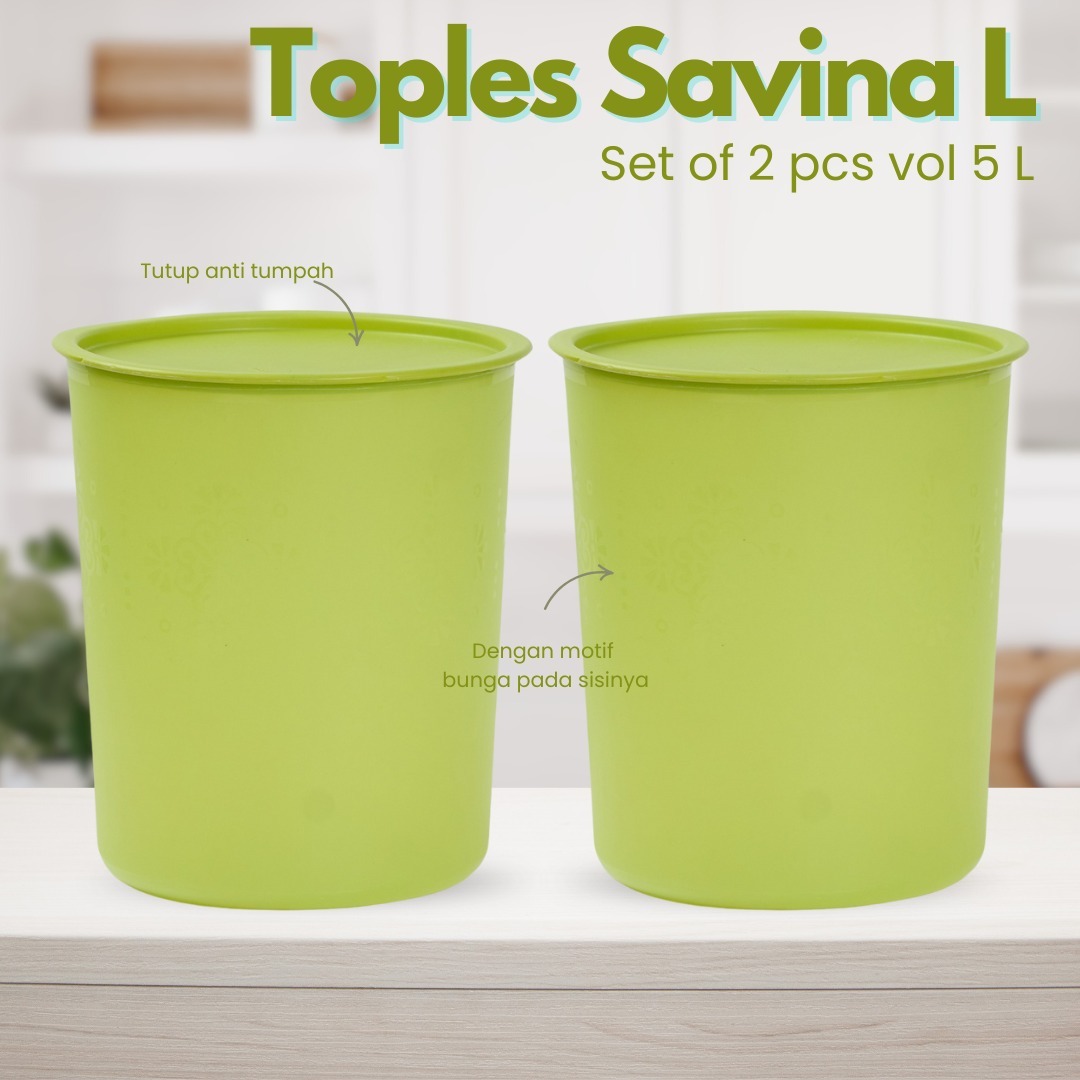 CPM Toples Savina L 5 Liter Set Of 2 Pcs