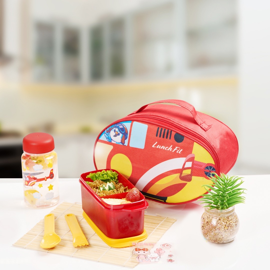 CPM Plane series lunch bag set of 4 pcs