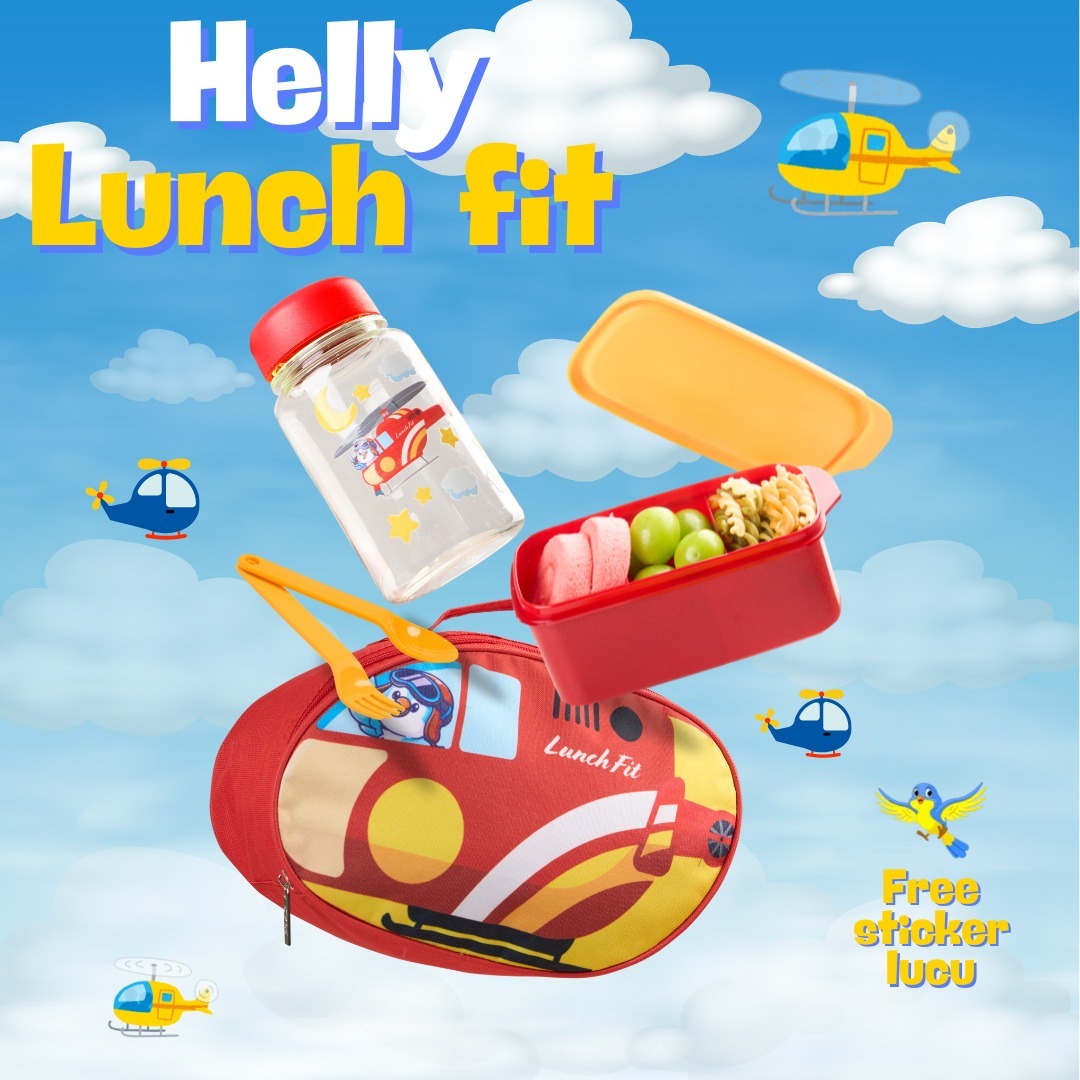 CPM Plane series lunch bag set of 4 pcs