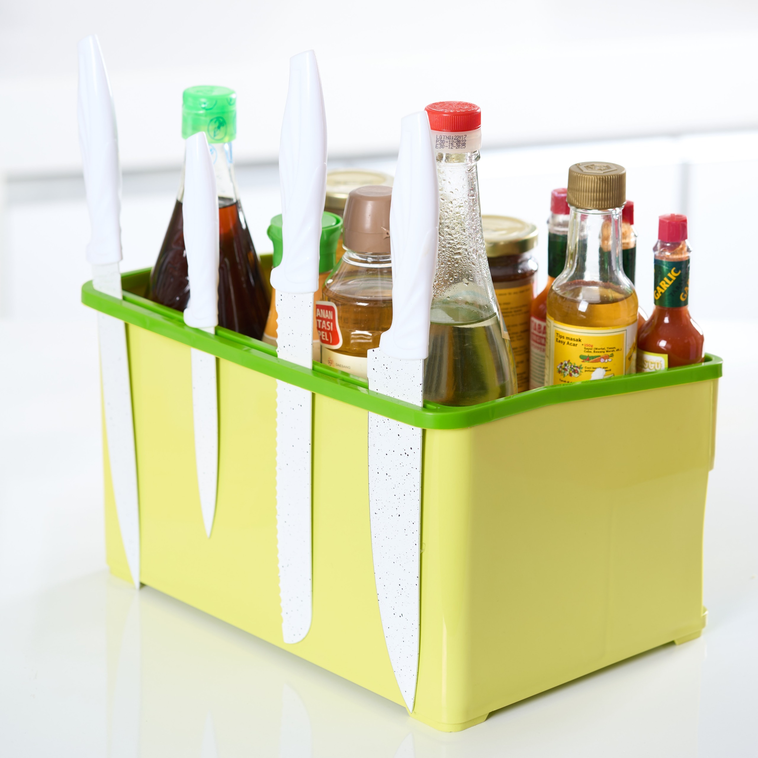 CPM HAZEL Spice Rack SS1 Organizer Rack With Brown Box/Rak Bumbu 1 Susun