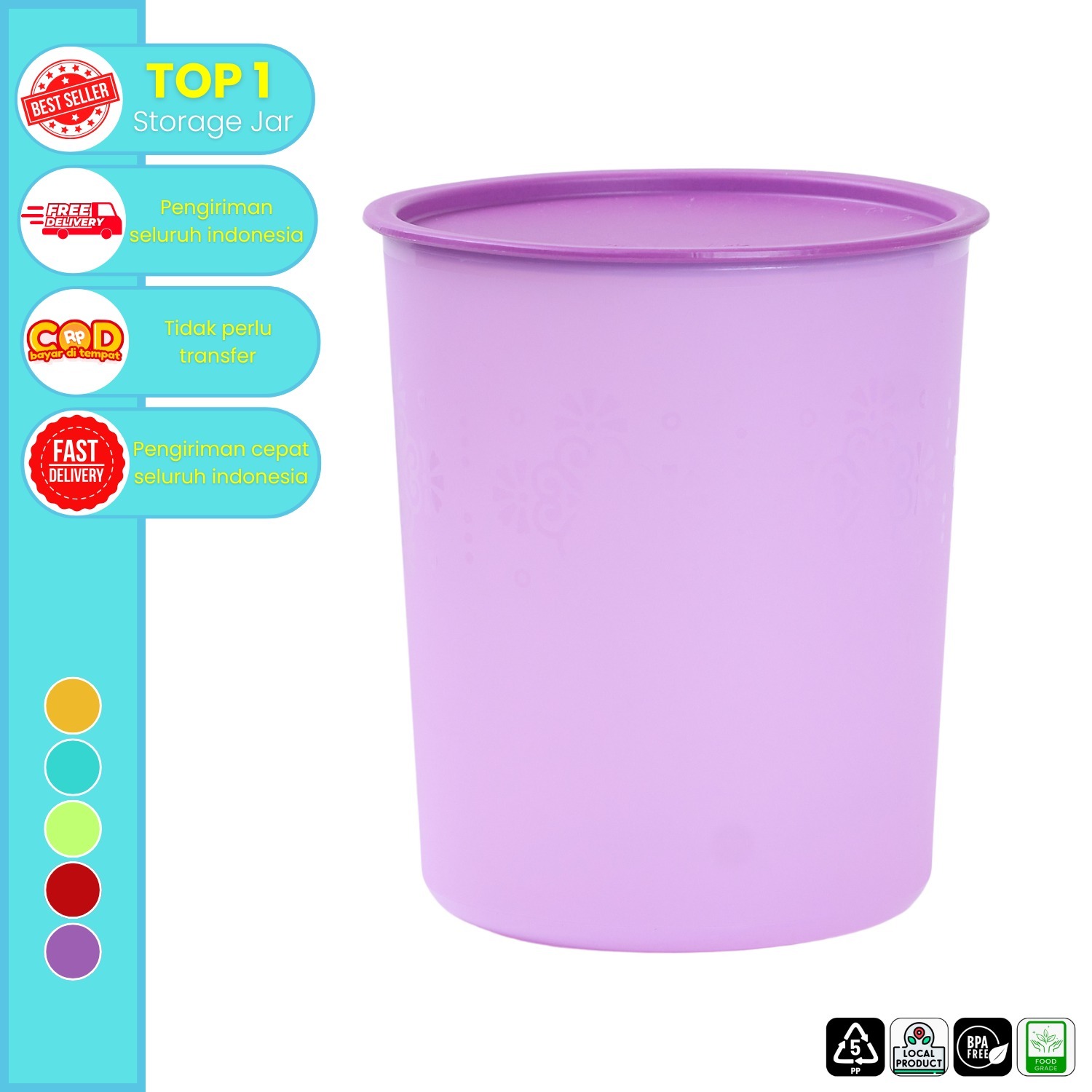 CPM Toples Savina L 5 Liter Set Of 1 Pcs