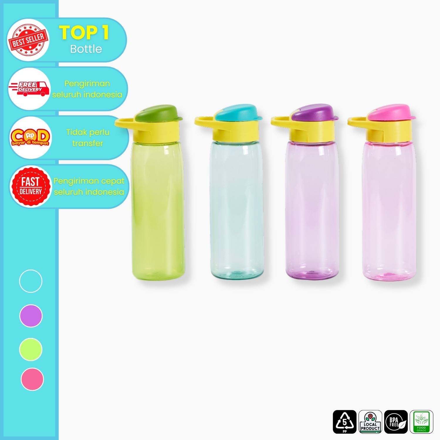 CPM New Shuga Bottle Set of 4 Pcs / Botol Shuga Set of 4 Pcs
