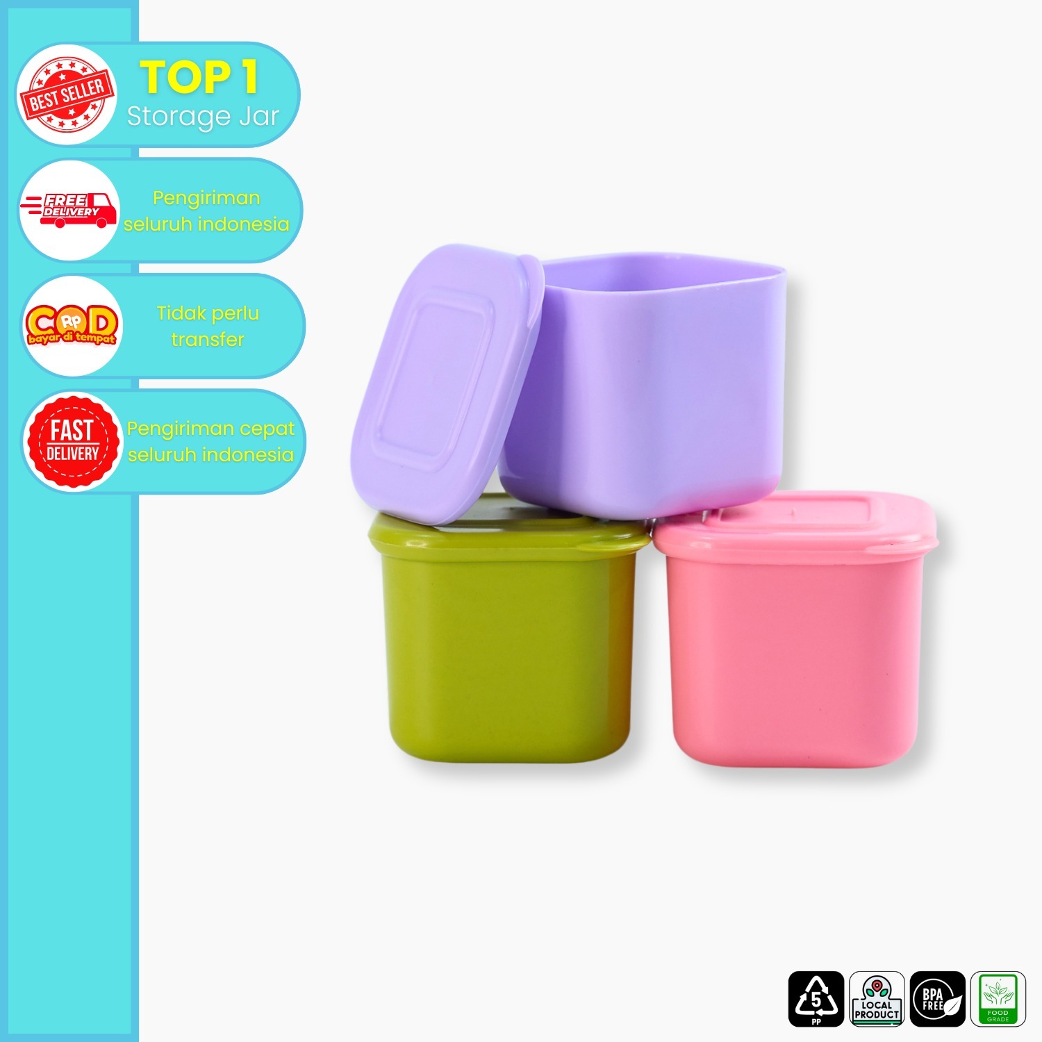 CPM Pastela Mini Jar Set Of 3 Pcs