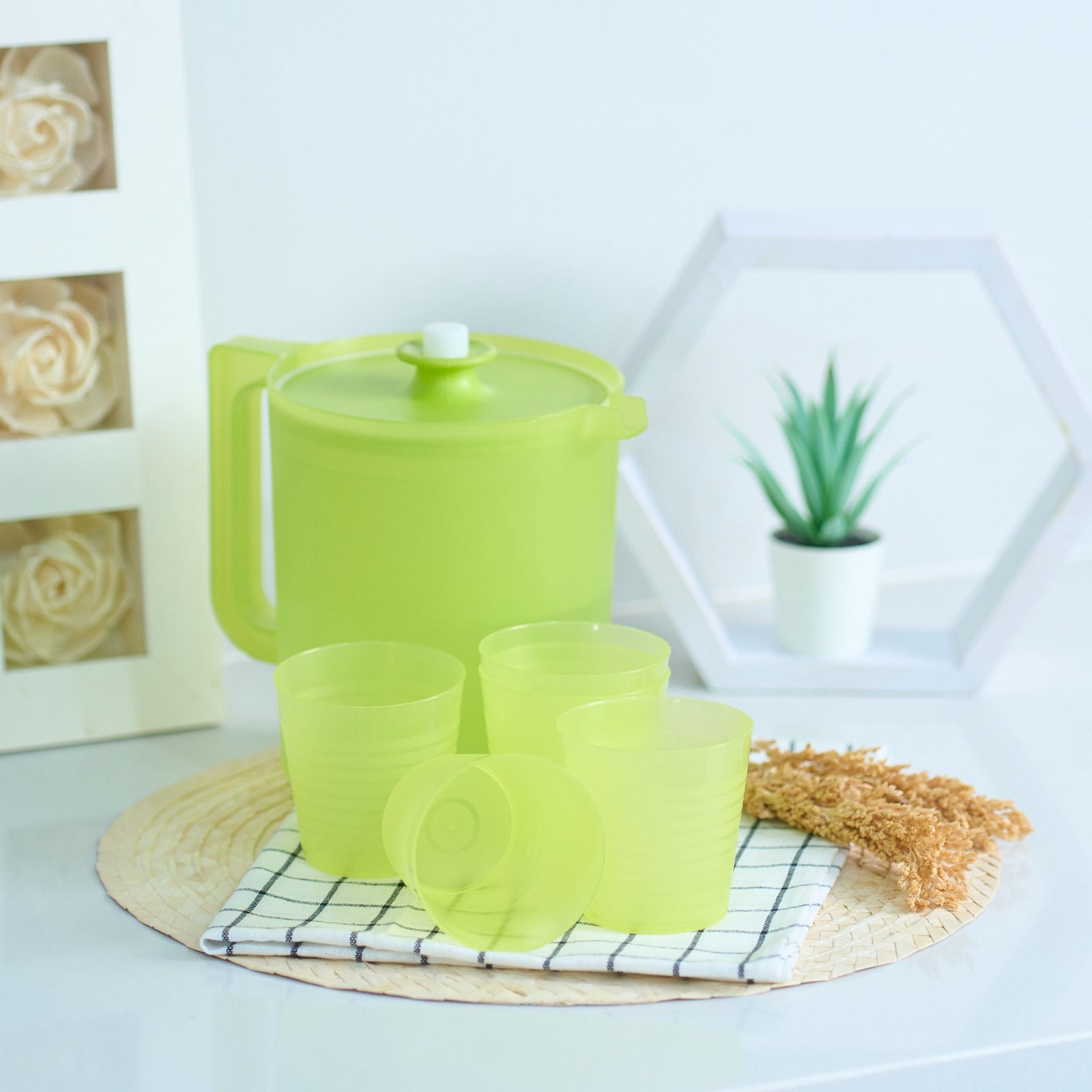 CPM Teko Yeppo Set of 5 Glass/Teko Plastik