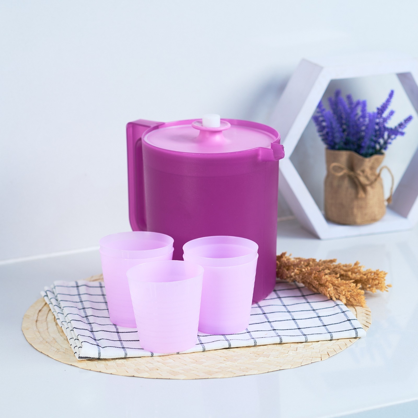 CPM Teko Yeppo Set of 5 Glass/Teko Plastik
