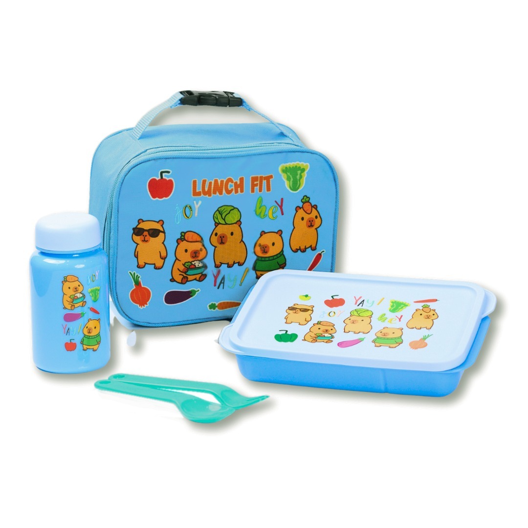 CPM Capy Lunch Fit Set Of 4 Pcs/Tas Bekal Makan Set