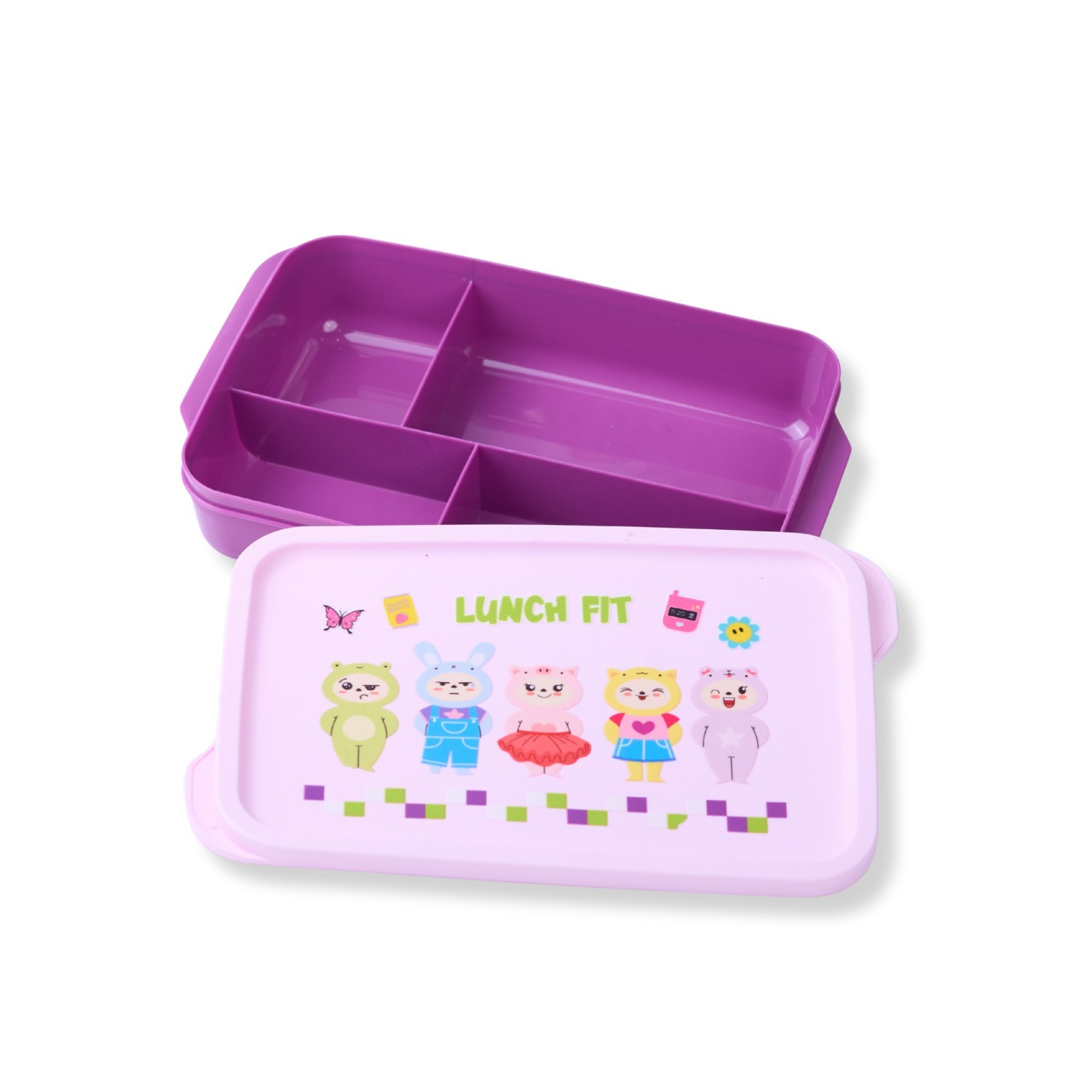 CPM New Lunch Bag Labear Set Of 4 Pcs/Tas Bekal Anak Set Lengkap