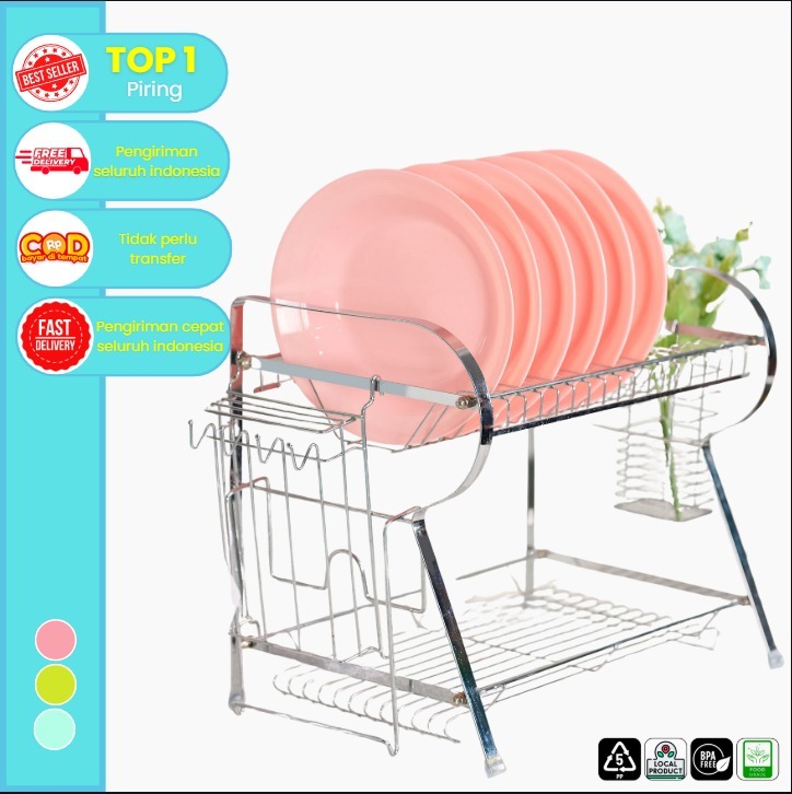 CPM Flash Sale Piring Giselle 5000 Dapat 6 Pcs Piring