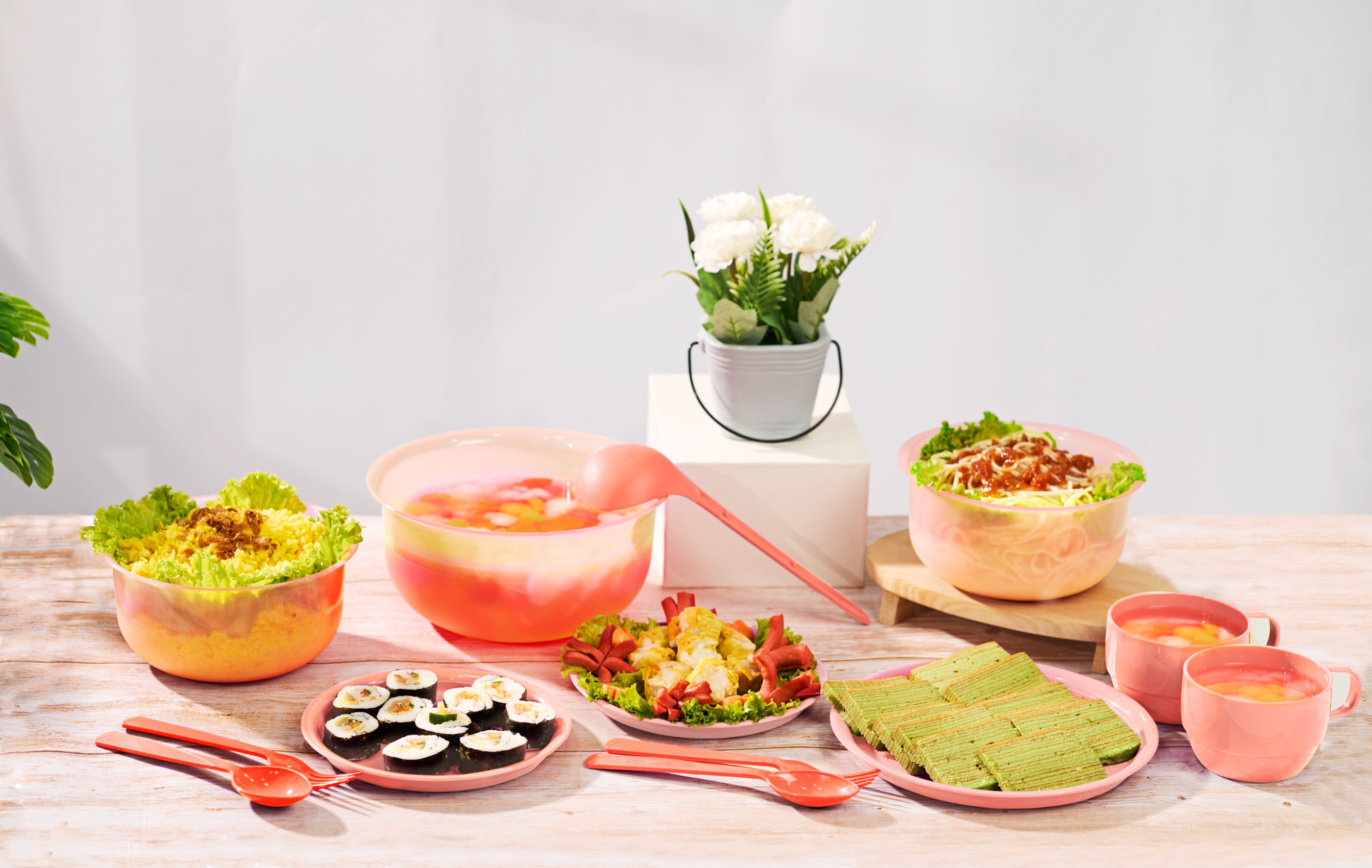 CPM Harumi Serving Prasmanan Wadah Saji Set of 11 Pcs