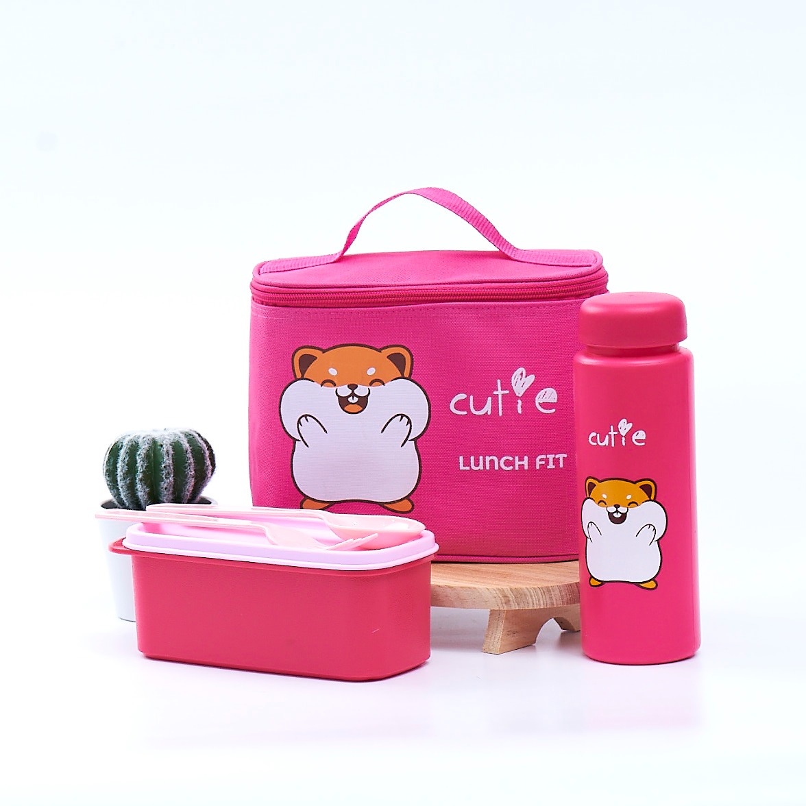 CPM Jennie Kids Lunch Bag Set of 4 Pcs / Tas Bekal Makan Anak