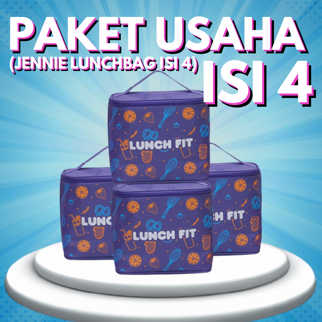CPM Paket Usaha Jennie Lunch Bag Set Of 5 Pcs Dapat 4 Set