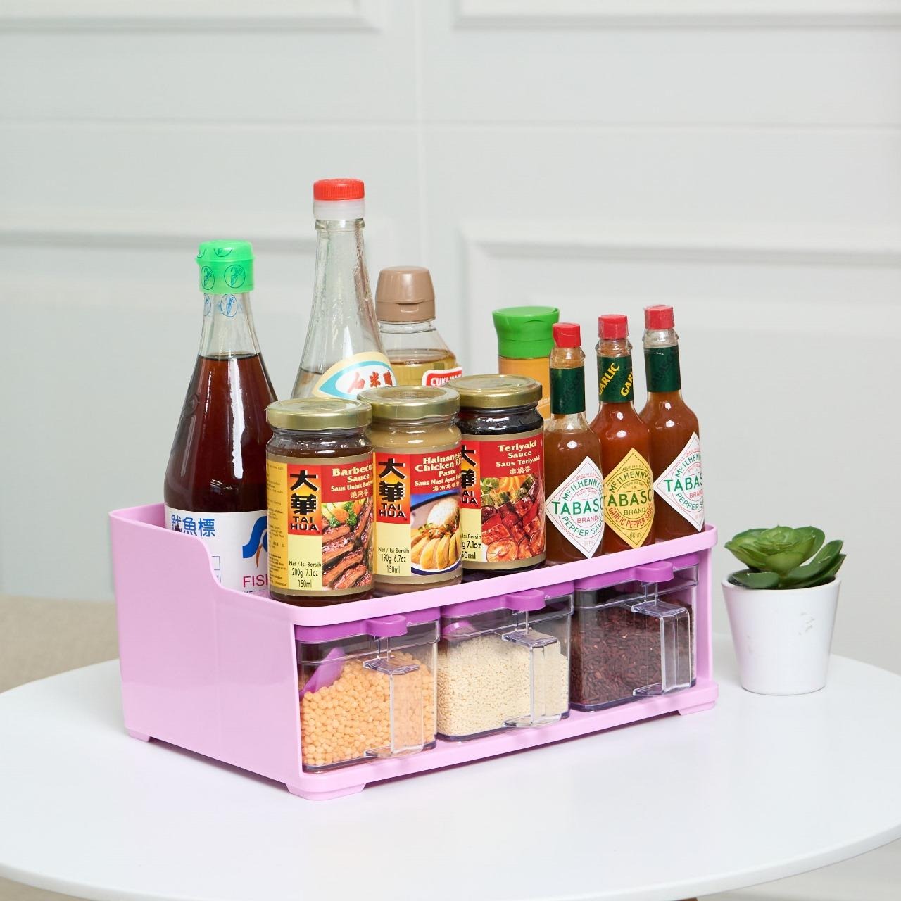 CPM Michelle Spice Rack SSN 1/Rak Bumbu/Tempat Bumbu Mstr