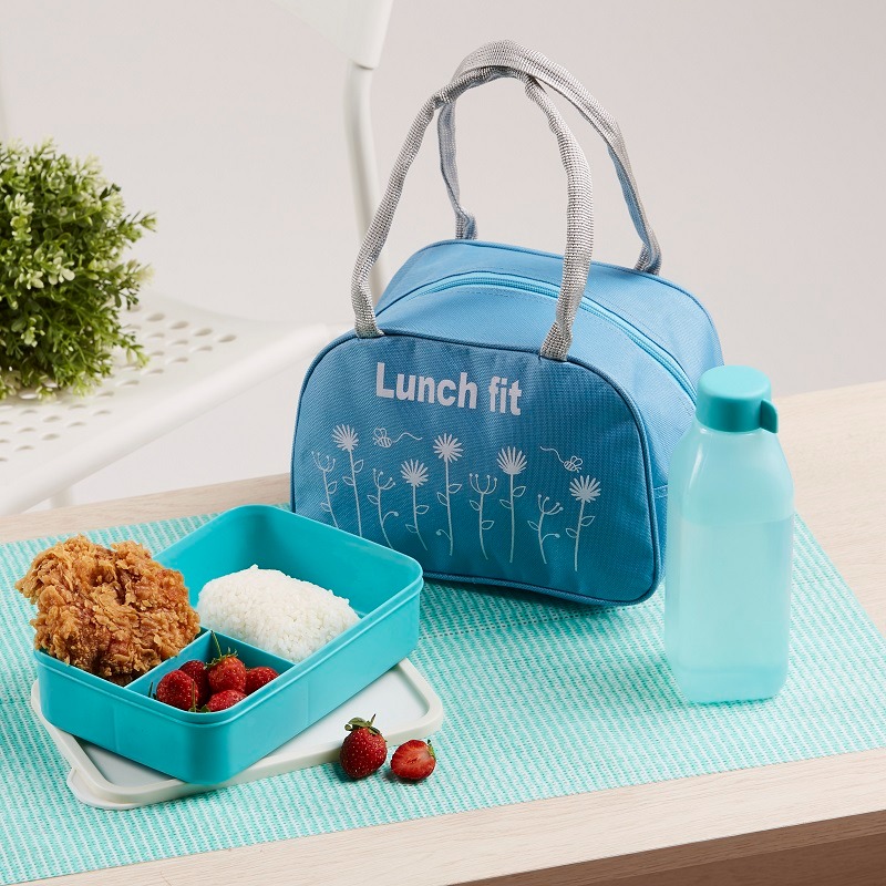 CPM Lunch Bag Flowery Set Of 3 Pcs 