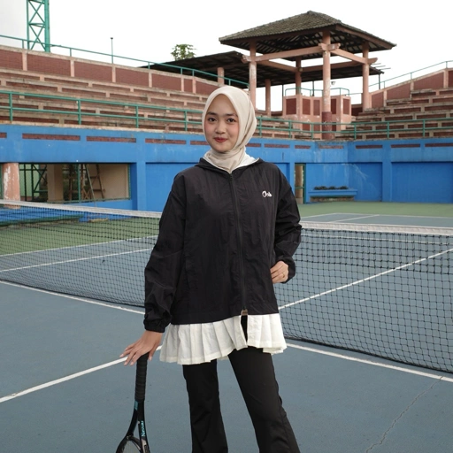 Image of (PRE-ORDER) Oclo Reize Jacket l Jaket Olahraga Wanita Remple Plisket Oversized Lengan Panjang Basic Casual Dailywear OCL01565