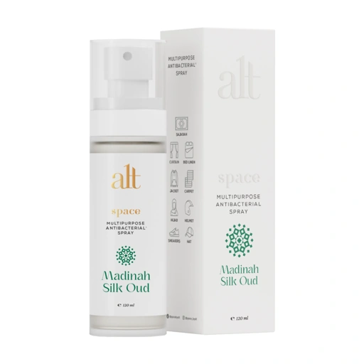 Image of SPACE BY ALT Madinah Silk Oud Multipurpose Antibacterial Spray - 120ml