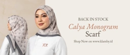 Calya Monogram Scarf