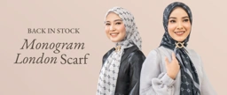 Monogram Scarf London Edition