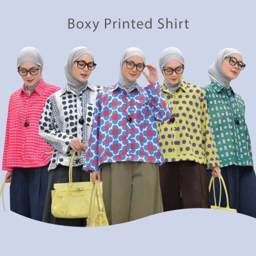 Boxy Printed Shirt