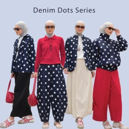 Denim Dots